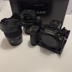 Panasonic Lumix S5II med optik 