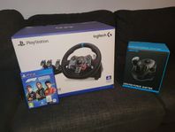 Logitech G29 Driving Force+Driving Force Shifter+Bil spel