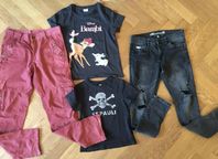 Originella kläder, cargobyxor, t-shirt och jeans 20:- styck