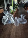 3 x Blomknyte Sea Glasbruk