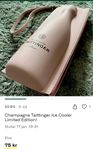 Champagne Taittinger Ice Cooler Rosé Purse Limited Edition!