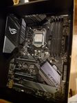 Moderkort Asus ROG Strix Z390-F + Intel i7-9700K processor