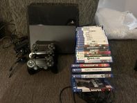 PlayStation 4,5 samling 3 kontroller 22 spel