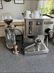 Rancilio Silvia V6 E och Ascaso i-Mini I-2