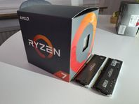 AMD Ryzen 7 2700X och RGB RAM 3000m hz