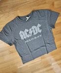 AC/DC t-shirt Back in Black grå