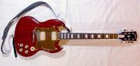 Gibson SG Standard 2018, hårt fodral, modifierad 57 Classic