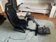 Playseat Evolution med Logitech g29/g920