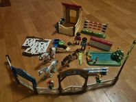 Playmobil hästhoppning och utebox