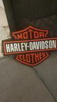 Harley Davidson /skylt, t shirt ,graverad spegel