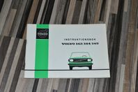 En original instruktionsbok Volvo 142 / 144/ 145  från 1973