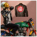 Tuff Skinnjacka By Royal Enfield och Happy Socks samarbete 