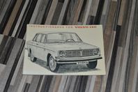 Original instruktionsbok Volvo 140 från 1967