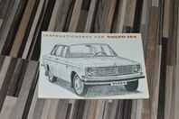 Original instruktionsbok Volvo 144 från 1966