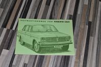 Original instruktionsbok Volvo 140 från 1969