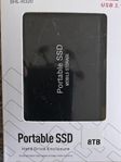 Portabel SD-disk / 8TB