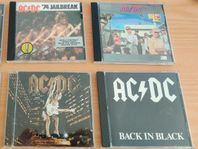 AC/DC 6 st Album, DVD LIVE AT DONINGTON Nyskick 