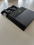 playstation 4 med 3 handkontroller