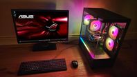 ASUS Gaming Dator Setup i7|16GB|RTX 4060|SSD|WIFI|Skärm