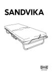 IKEA Sandviks gästsäng 