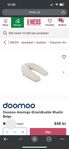 Doomoo Amnings-Gravidkudde Muslin Beige