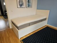 Malm säng 90 cm bred