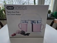 Oanvänd glassmaskin. OBH Nordica tasty duo