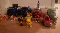 Paw Patrol fordon och figurer