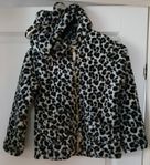 Leopard lurvig jacka med öron H&M 122/128