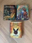 Paket med 3 st Harry Potter böcker