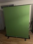 green screen samt Kamera stativ 