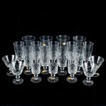 12 Champagneglas i helkristall