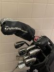 Golfset TaylorMade M2, wedgar, putter, bag