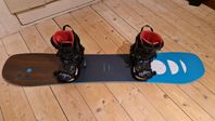 Burton custom small, 135 och Nitro Flora tls boots stl 38