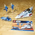 Lego Star Wars 7868 Mace Windu's Jedi Starfighter SAMLAROBJ!