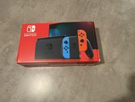 Nintendo Switch med tillbehör i originalkartong