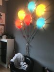 6 stycken DRÖMMINGE ballong-lampor från Ikea i nyskick!