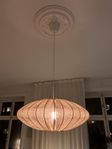 WATT & VEKE Ellipse Taklampa Linne Natural 65cm