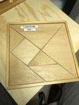 Tangram pussel i Björk plywood 