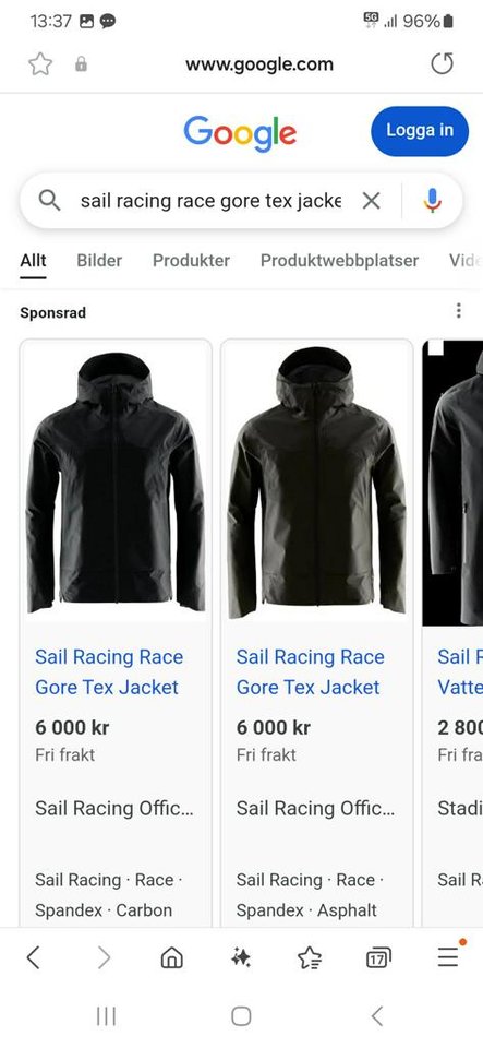 Sail Racing Race Gore Tex Jac...