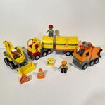 3 st Lego Duplo Tankbil, Frontlastare, Sopbil