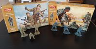 Modellfigurer krig Commandos & Infantry i plast