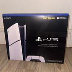 Playstation 5 slim digital edition oöppnad ny