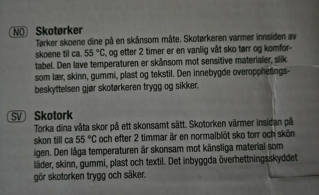 Skortorka nytt I förpackninge...