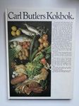 Boken CARL BUTLERS KOKBOK, 1979, i nyskick!