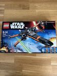 Lego 75102 Star Wars Poe's X-Wing fighter Oöppnad