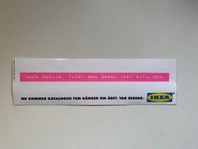 Nytt klistermärke från IKEA, retro, nostalgi