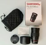 SAMYANG TELEPHOTO LENS F2.0/135MM