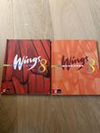 wings 8, work book and textbook. 