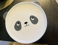 4 st Sötaste panda tallrik från HM home